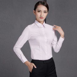 辦公人員男女商務(wù)長(zhǎng)袖襯衫JL-CY445